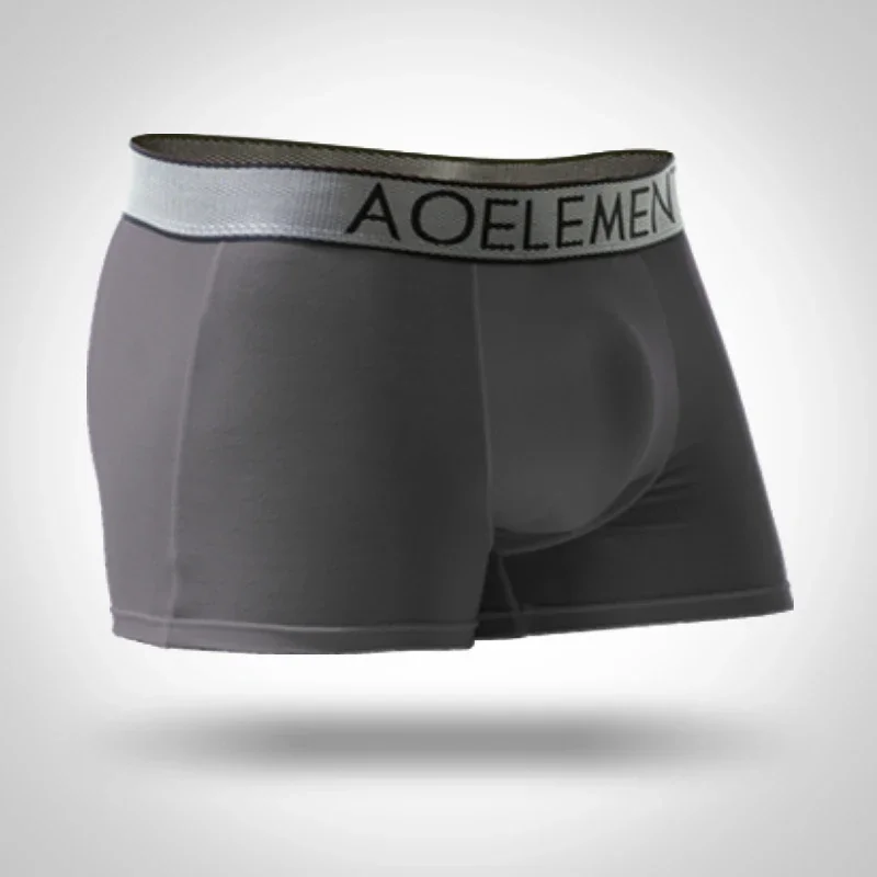 

5PCS Men's underwear gun bullet separation boxer pants embedded split U convex magazine modal breathable and dry