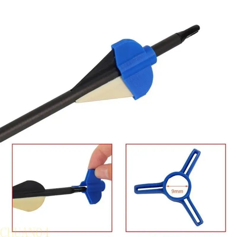 

A1A2 6Pcs Feather Protective Sleeve Arrows Feather Protective Cover Archerys Bows Hunting Fletchs Cover Archerys Accessorys