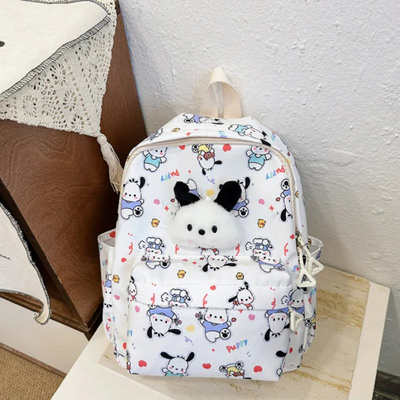 Sanrio new children's student ridge care lightweight schoolbag cartoon printed Melody cute fashion trend versatile backpack