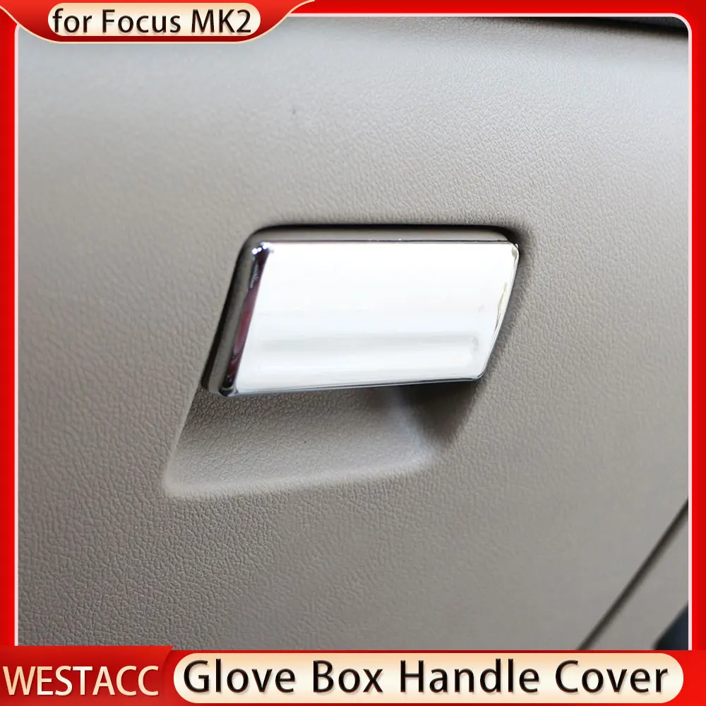 For Ford Focus 2 MK2 2005 2006 2007 2008 2009 2010 2011 Glove Box Handle Cover Storage Bag Sequins Interior Accessories
