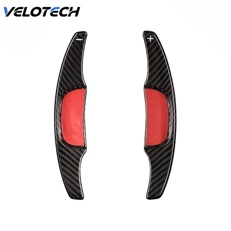 

For Mazda 3 Extended Wheelbase Modifications Real Carbon Fiber Car Steering Wheel Gear Shift Paddle Shifter Patches Extension