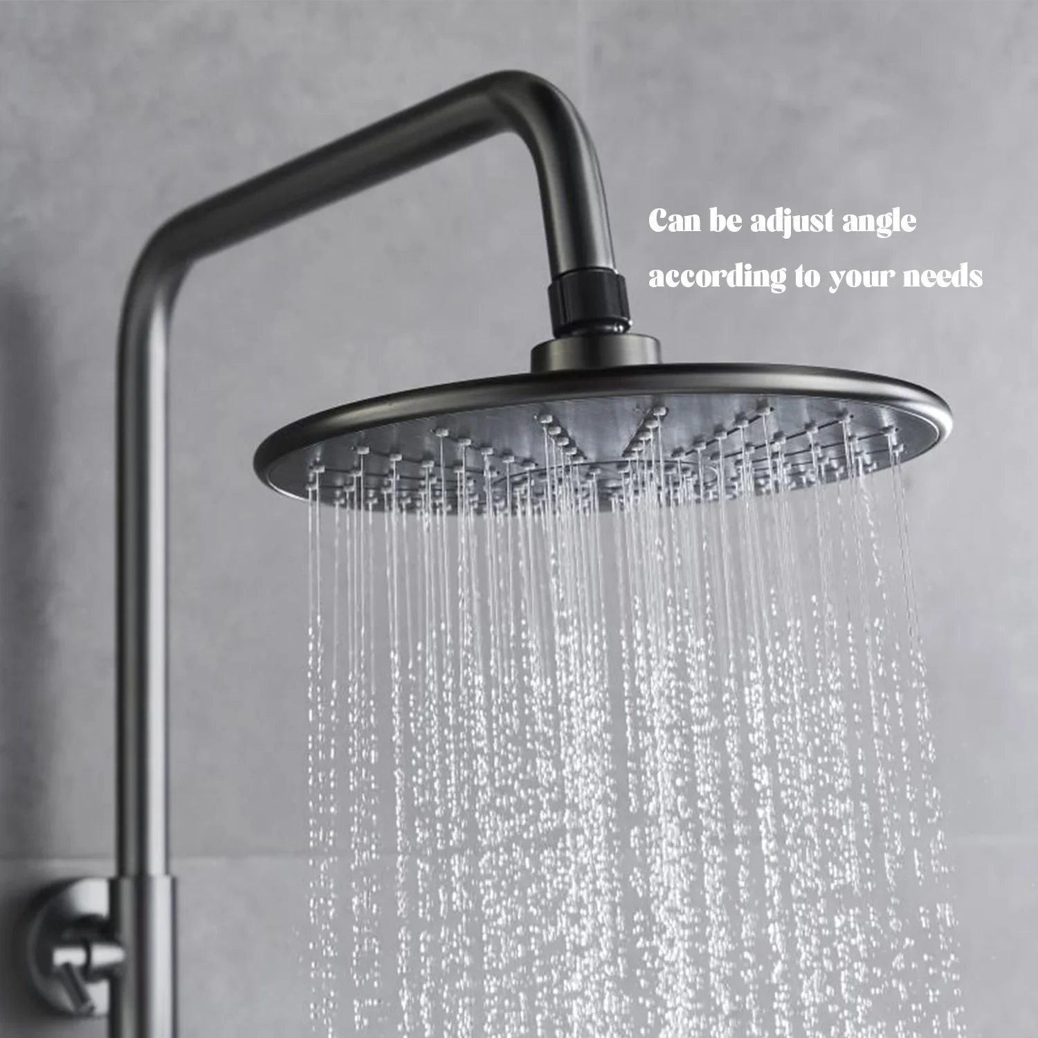 gp-Luxury Modern Hot And Cold 3-function Shower System Wall Mounted Rainfall Bathroom Bath Piano Shower Complete Set