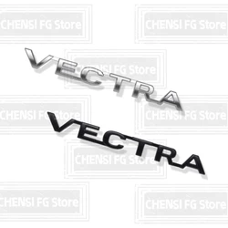 3D Metal Alloy For Opel Vauxhall Vectra Badge Car Rear Trunk Emblem Sticker Logo Silver Black Car Accessories Decal Styling