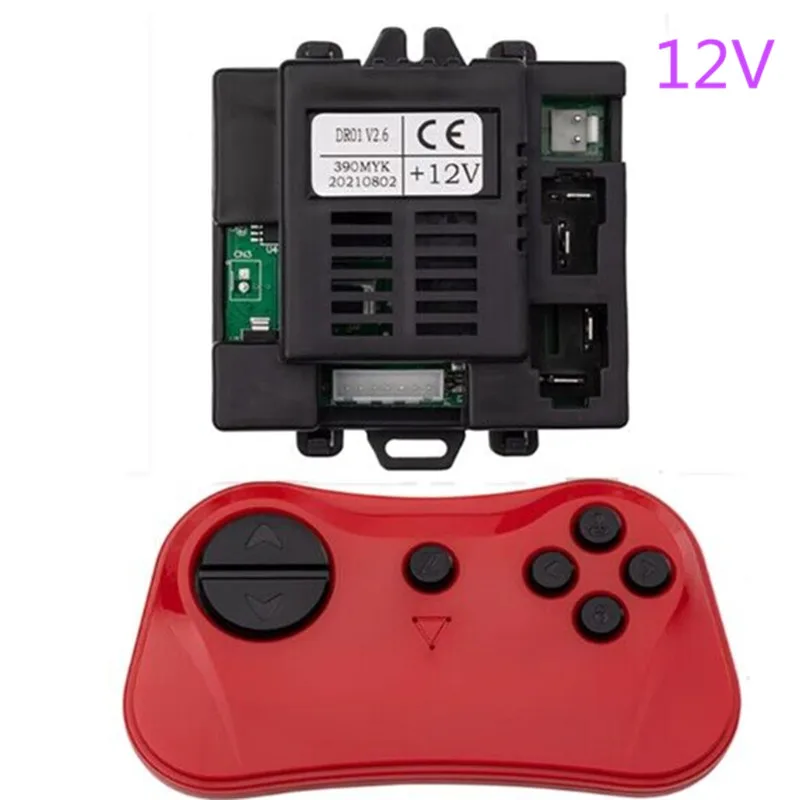 DR01 V2.6 390MYK 6V 12V 2.4G Bluetooth Remote Control and Receiver  for Children Electric Car Replacement Parts