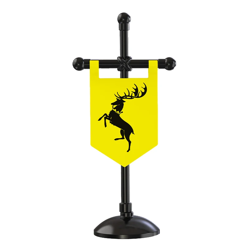 MOC Mediaeval Times Flag Of LORD Color Cape DIY Toy Gift Educational Building Blocks Children\'s Gift