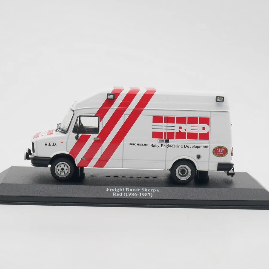 Moulé sous pression 1:43 échelle Ixo fret Rover Sherpa 1986 Land Rover tout-terrain pain rallye logistique véhicule alliage voiture modèle à collectionner