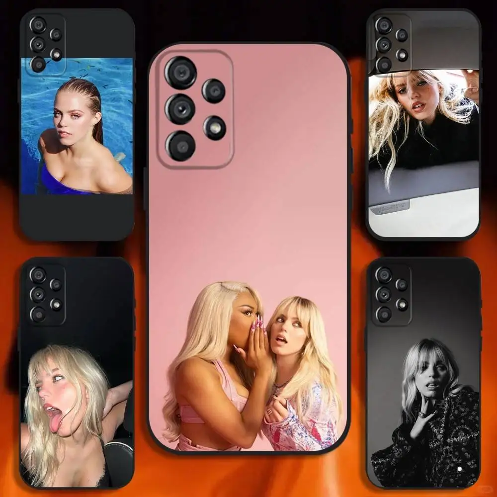 

R-Renee Rapp Not My Fault Phone Case For Samsung Galaxy A20,A21s,A22,A31,A32,A52,A53,A72,73,A80 Soft Black Cover