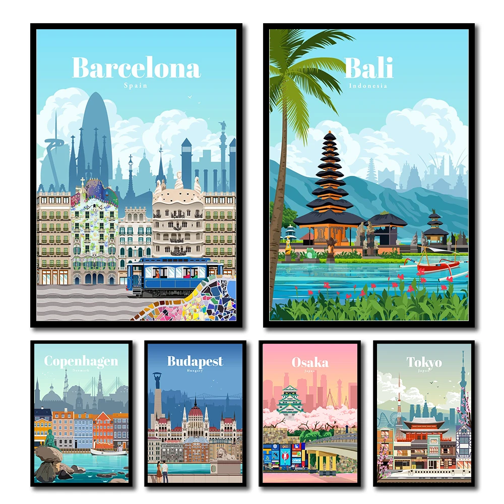 Resin Art Bali - Affiches et impressions de voyage Amsterdam,