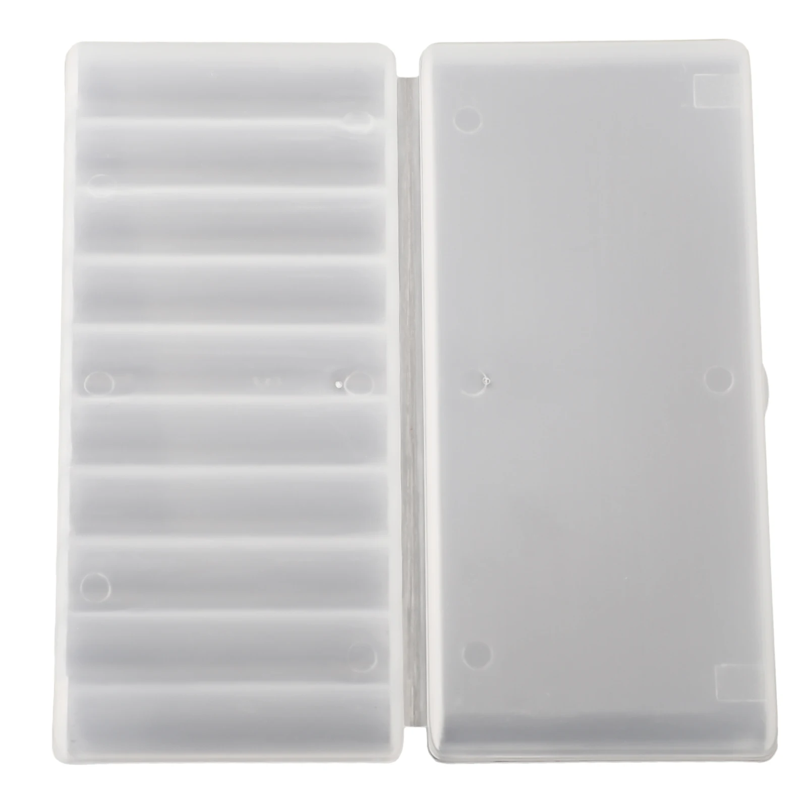 Portable Battery Storage Container for 10 AA AAA Sizes Sturdy and Reliable Hard Plastic Case for Easy Handling