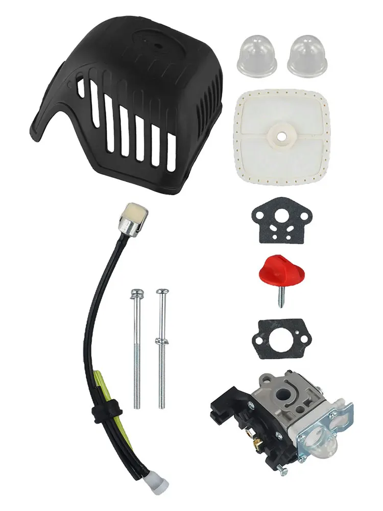 For ECHO SRM225 GT225 PE225 PAS225 Trimmer Carburetor Kit Set A021001690 A021001691 A021001692 with Air Filter