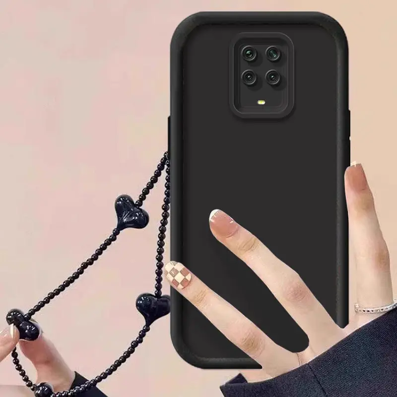 N ote 9Pro New Sky Eye Lanyard Silicone Phone Case For Redmi Note 9 9T 9S 9Pro 9ProMax 8 8Pro 7 7Pro Cover