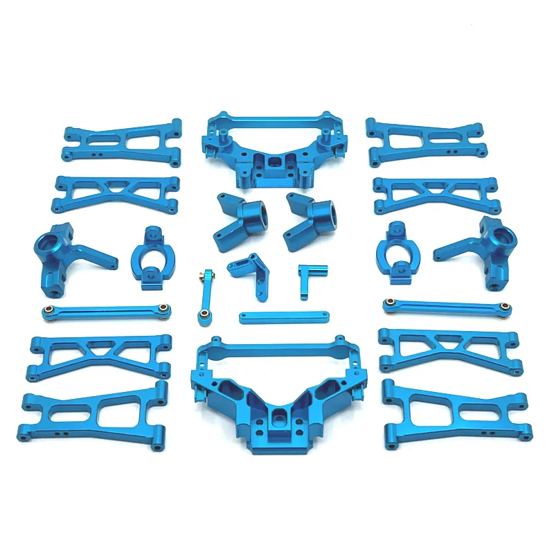 Kit di parti di aggiornamento in metallo per HuanSu 1/14 serie completa 14321 JJRC C8802 YDJ-D879 ricambi auto RC