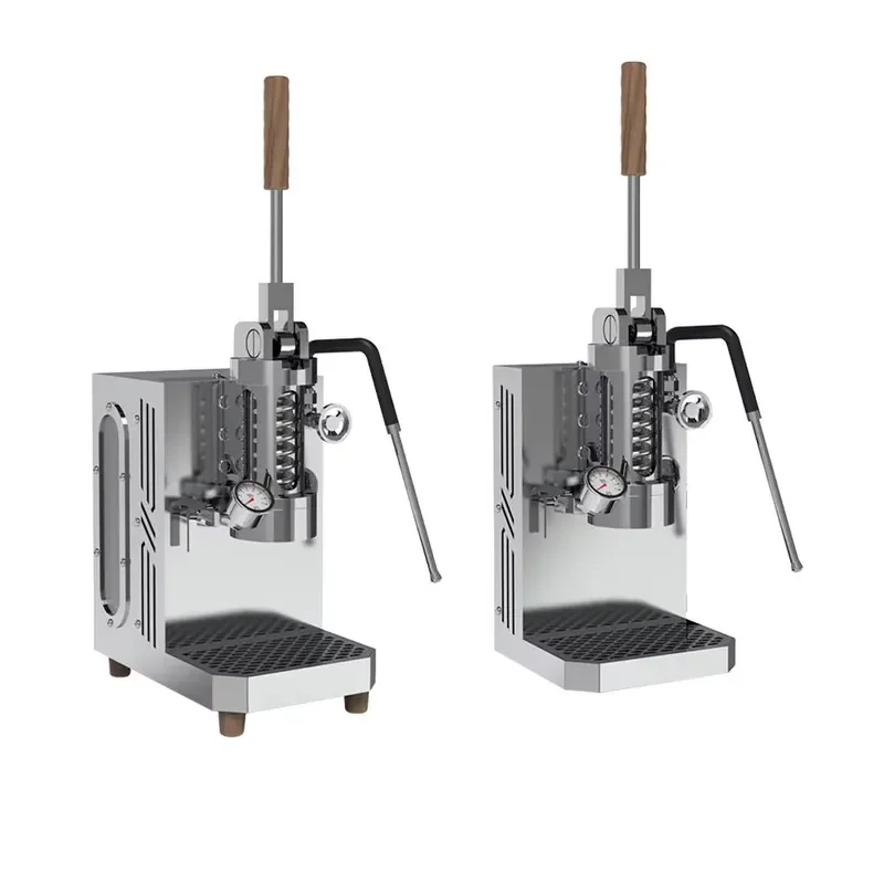 2026 Rapid Extraction Built-in Spring Lever Espresso Machine 1L Water Boiler Manual Hand Press Coffee Maker Coffee Machine