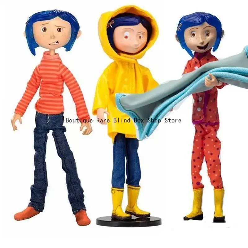 

NECA Movie Version Coraline 7-Inch Action Figure (3rd Gen) - Pajama Outfit + Blanket, Articulated Collectible Toy