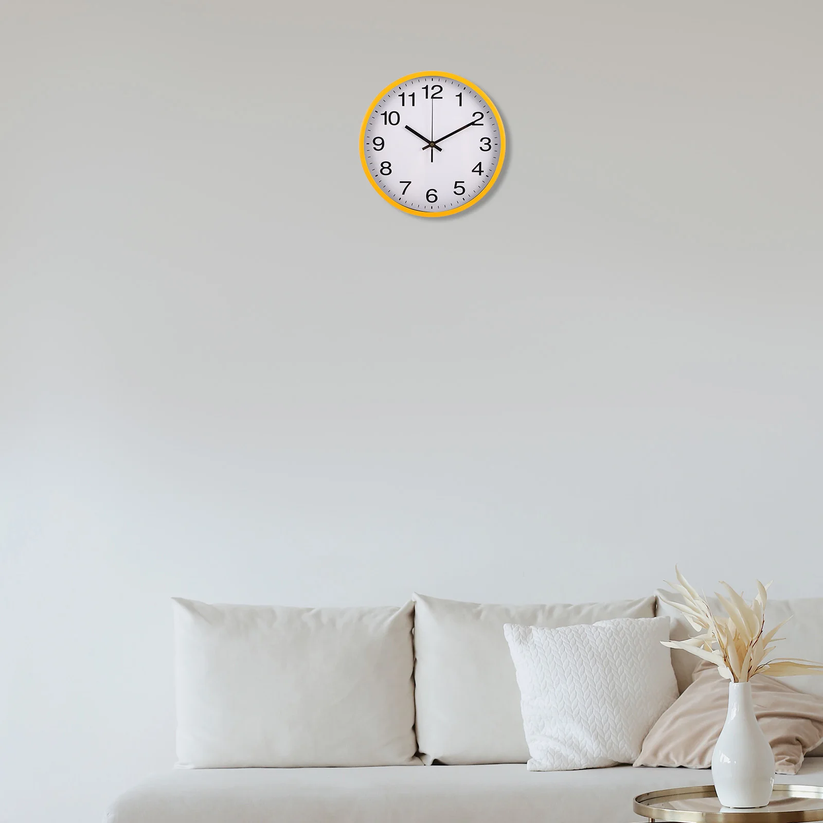 

Simple Wall Clock for Bedroom Silent Clocks Hanger Aluminum Alloy Bathroom Office