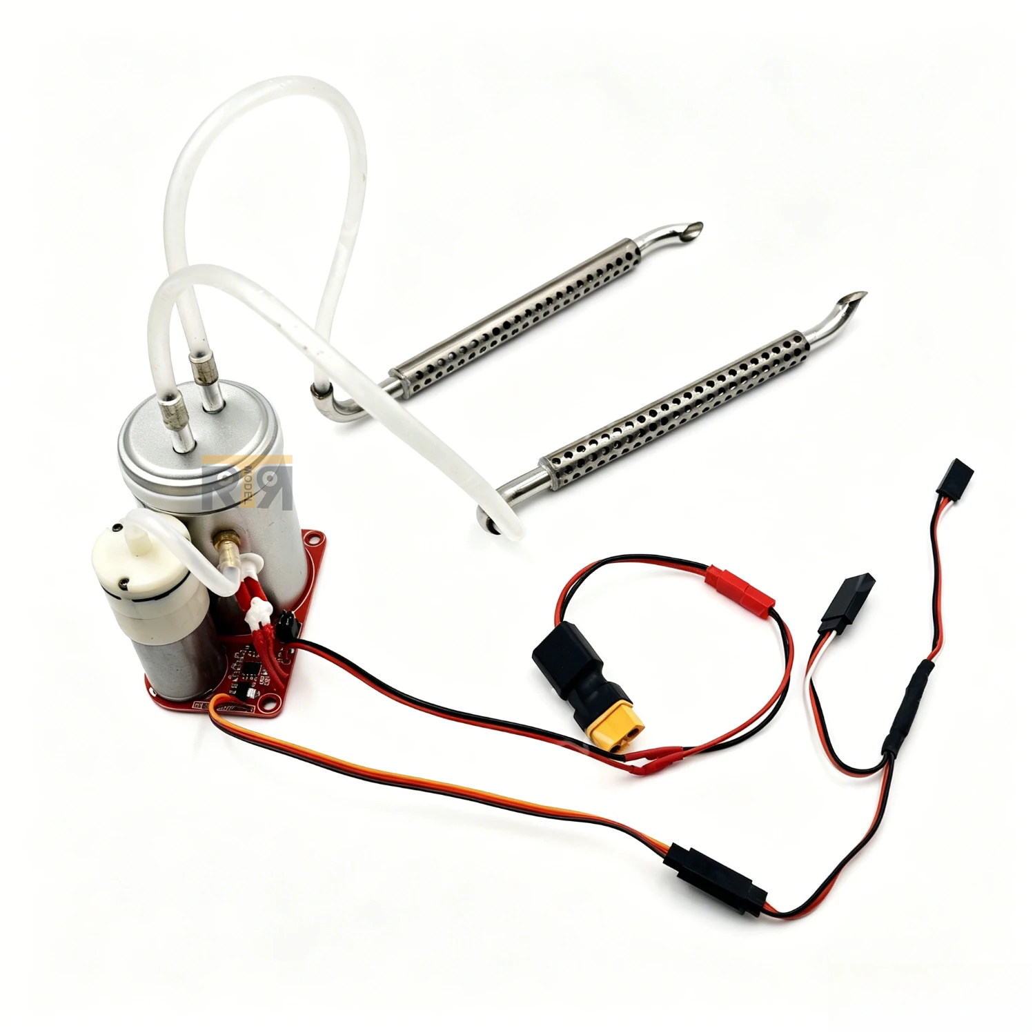 

RC Truck Metal Exhaust Pipe Throttle-Linked Smoke Generator 1/14 Scale Remote Control Truck Simulation Upgrade Accessories