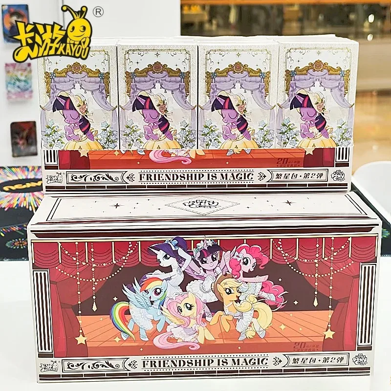 

Оригинальные коллекционные карточки KAYOU My Little Pony: Friendship Eternal, серия Starry Bag Vol.2, «Танец лебедей», игрушки и подарки