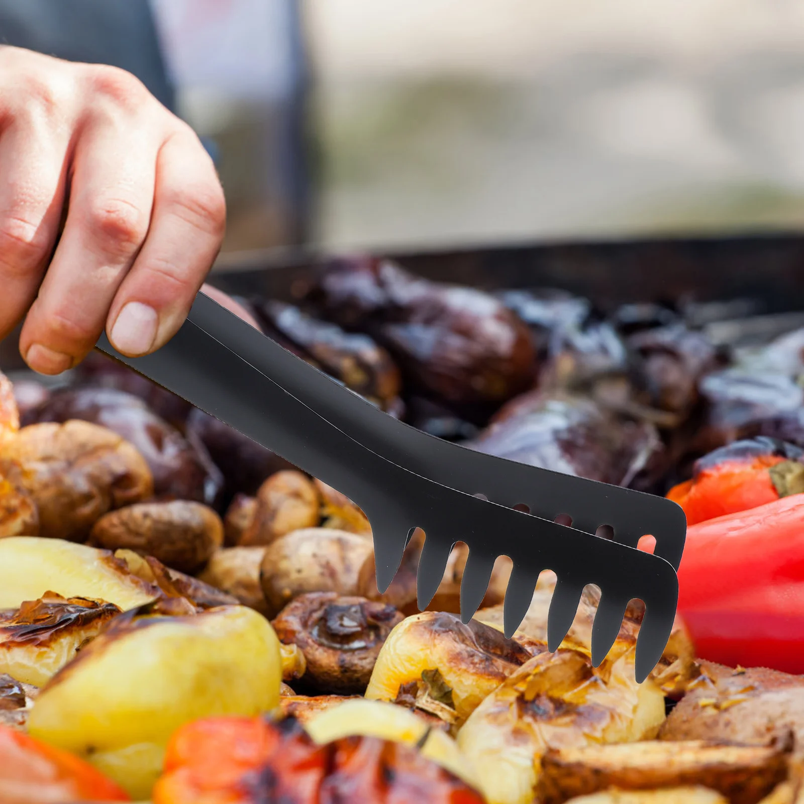 

Stainless Steel Spaghetti Tong Comb Style Heat Resistant Cooking Tong for Pasta Serving Buffet Barbecue Grill Spaghetti Tongs