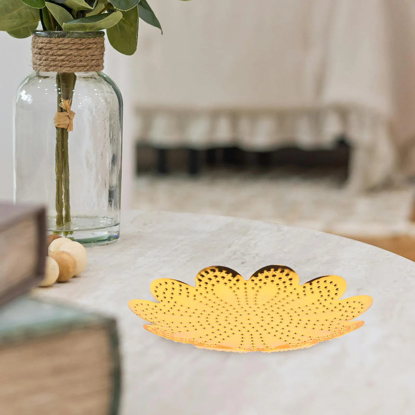 Decorative Fruit Tray Multi-Function Snack Serving Plate Large Capacity Candy Organizer Party Appetizer Dessert Serving Dish