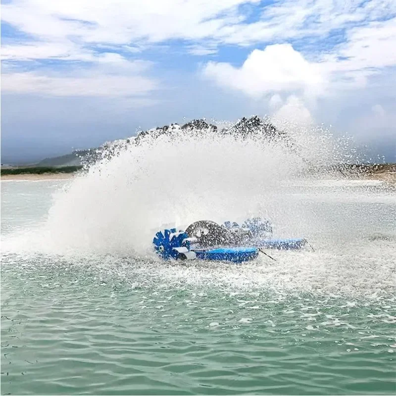 1.5kw Fish Pond Oxygen Aerator Electric Paddle Wheel 6 Impeller Aquatic Garden Water Feature Aerator