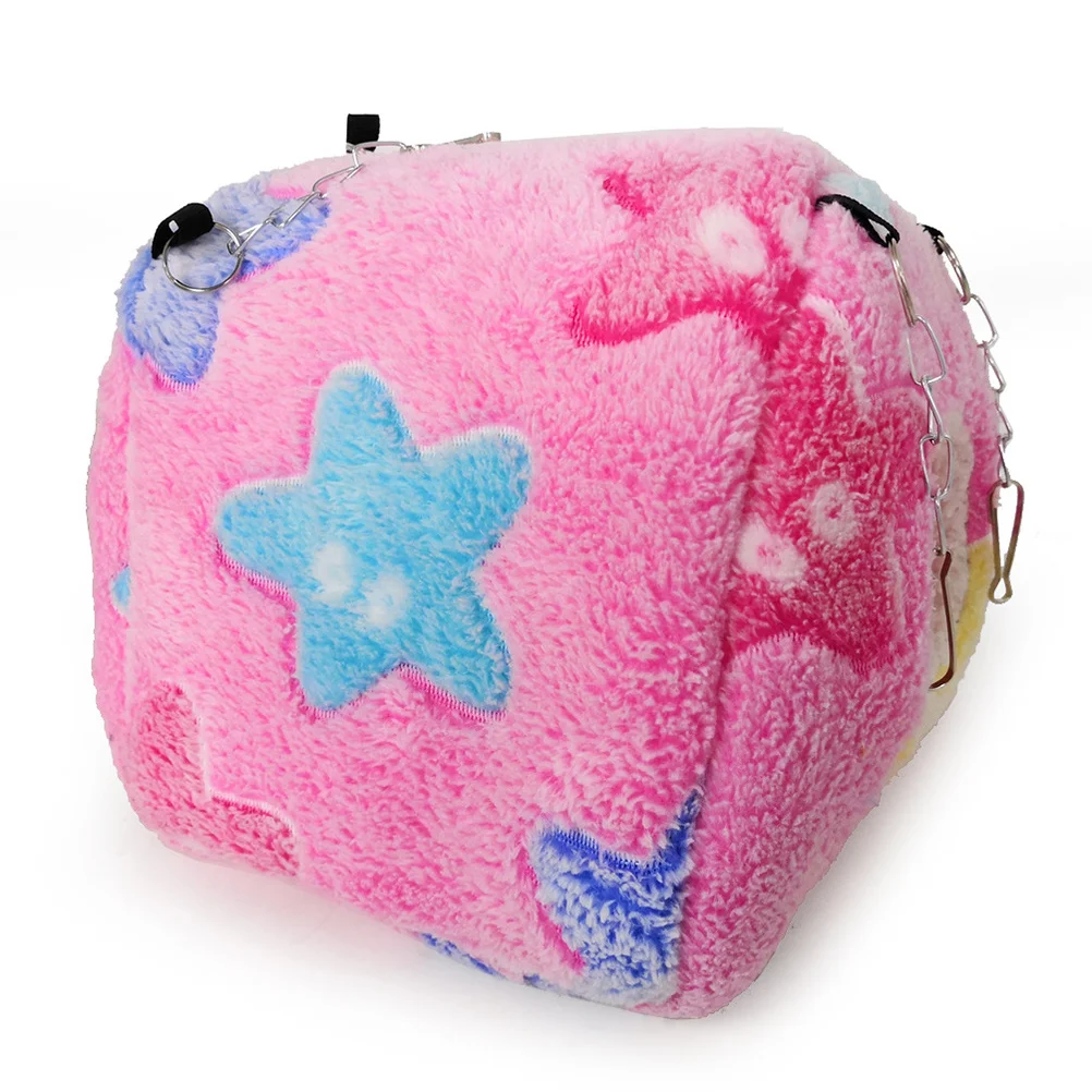 

Creative Hamster Hammock Bed Hanging Squirrel Nest Warm Pet Bed For Small Animals Winter Comfortable Easy Wash Pet Nest Chair