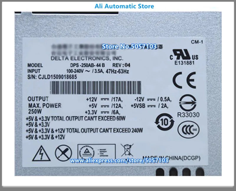 DPS-250AB-44B NAS Computer Power DPS-250AB-44 B Server Power Supply In Stock