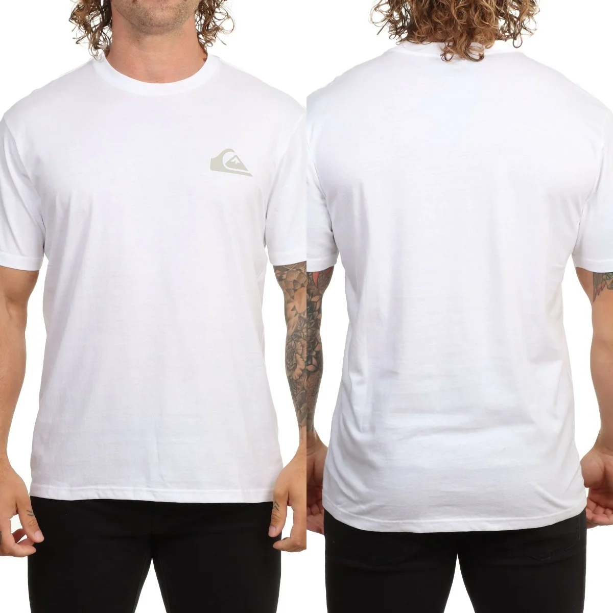 Best Quik Surfing Silver Graphic Cotton T-shirt Unisex Summer Short Sleeve Fashion Brand Tee Luxury Casual Vintage Tees