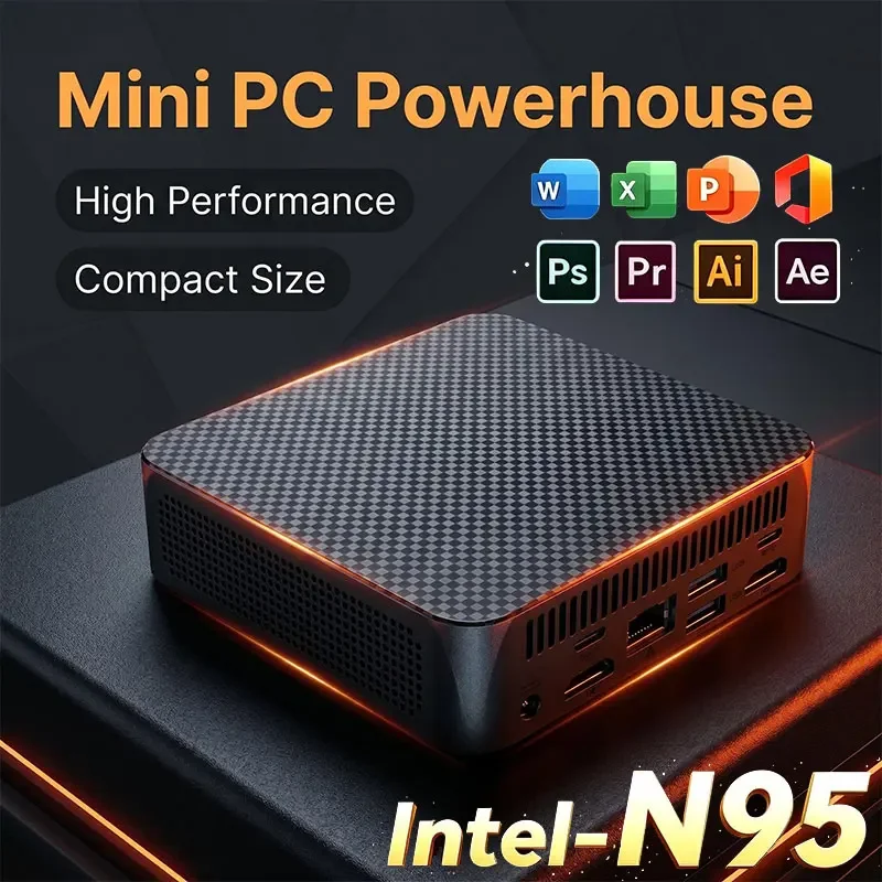 2026 Mini PC Intel Core  N95  Gaming Computer Desktop PC RAM 8GB 16GB SSD 1TB 2TB WiFi6 BT5.2 Portable Gamer PC