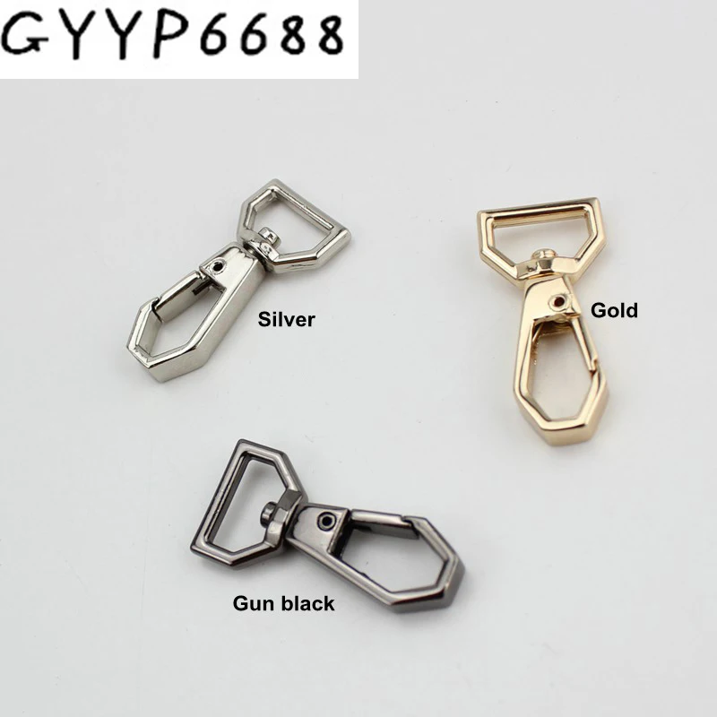 100pcs 10mm 13mm 4 colors  trigger small snap hook bronze metal trigger snap hook swivel clasp hooks Hardware Accessories