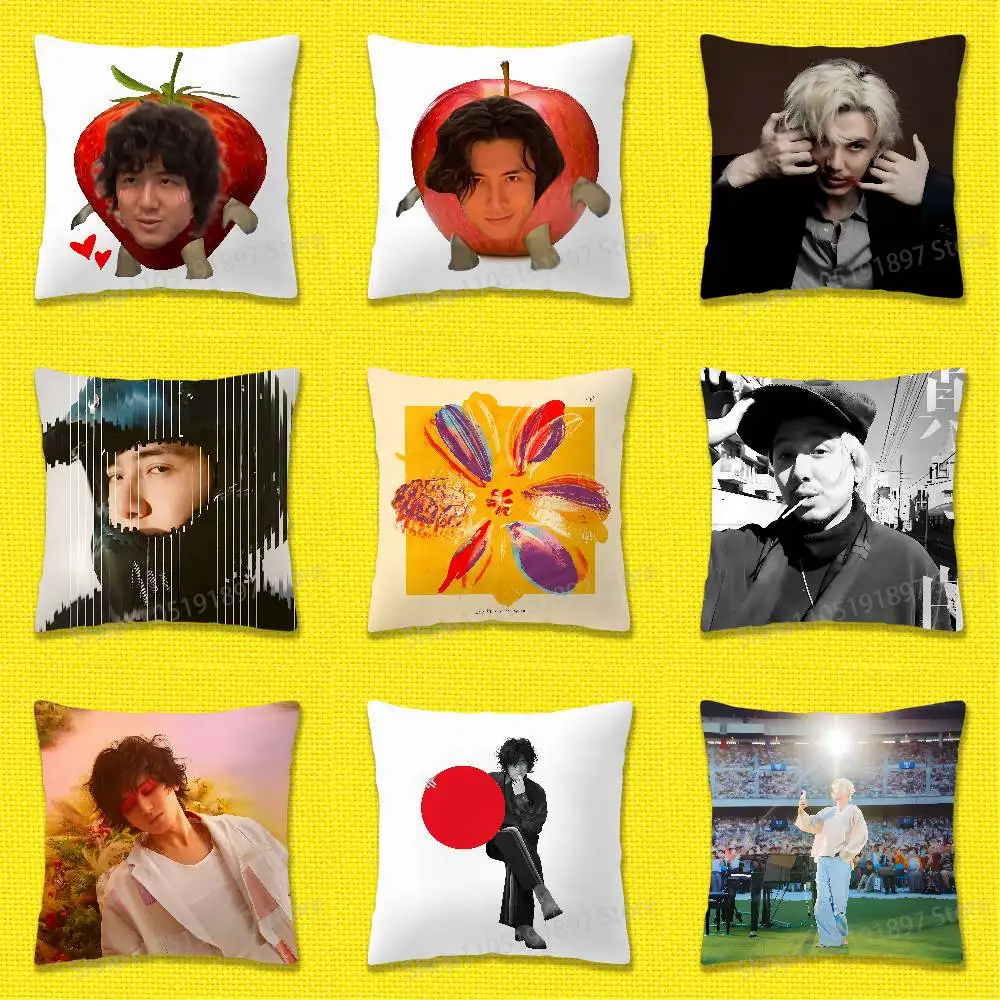 

F-Fujii K-Kaze Prema Hana EP Throw Pillow Case For 55cm 40cm 45cm 50cm 30cm Square Office Pillowship Cover