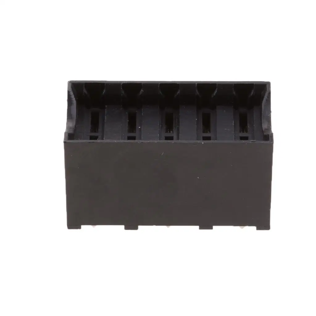 Car Blade Fuse Block Holder 5 Way ATC Plastic Power Distribution for Vehicle Truck Marine Audio Setup