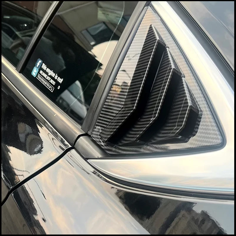 ل بويك ريجال أوبل إنسيجنيا 2017 2018 سيدان النافذة الخلفية ظلال أعمى كوة الإطار عتبة صب غطاء ملصق تقليم تصفيف السيارة #2