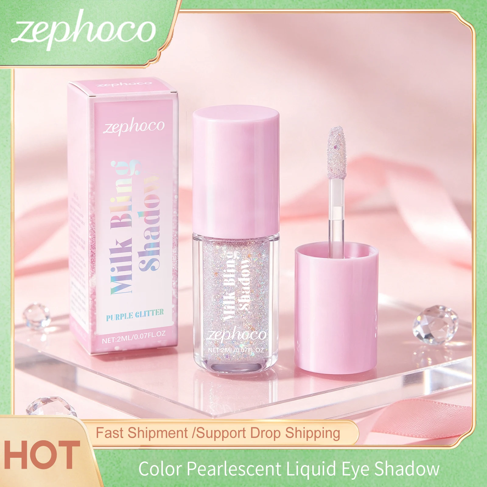 New Eye Shadow Liquid Series 3color High Light Easy To Smudge Dizzy Fine Shiny Shimmer Sweatproof Makeup Eyeshadow Glitter Stick