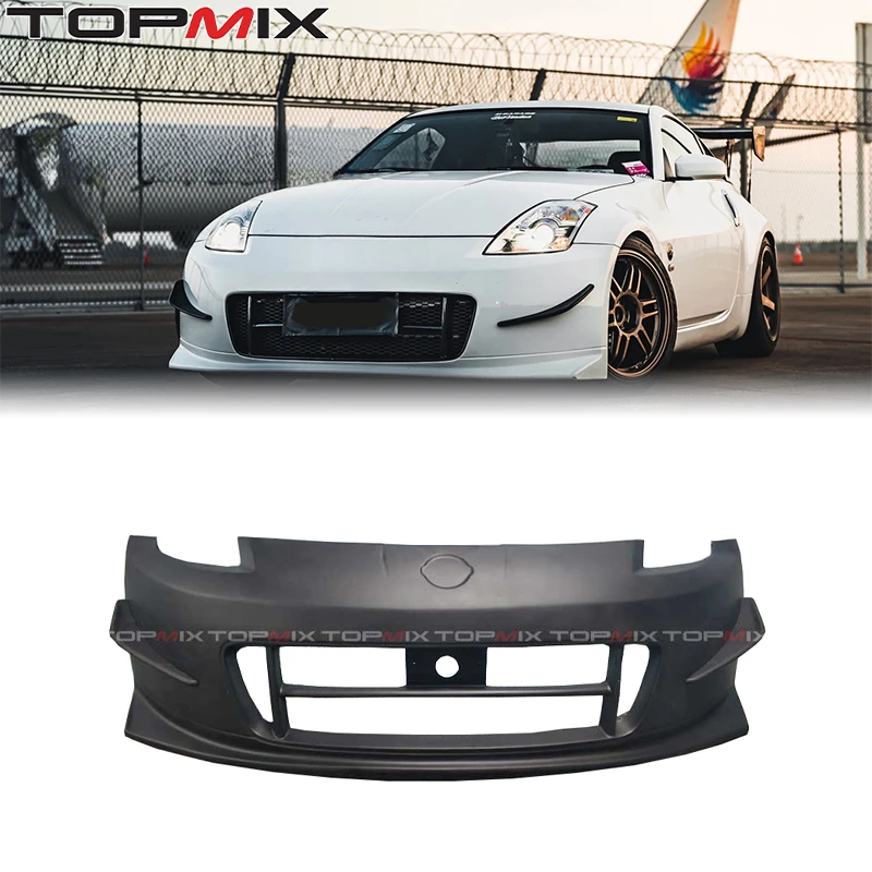 

For Nissan 350Z Z33 Z-Car (2002-2008) Nismo-Style Front Bumper Splitter & Canards (New Condition)
