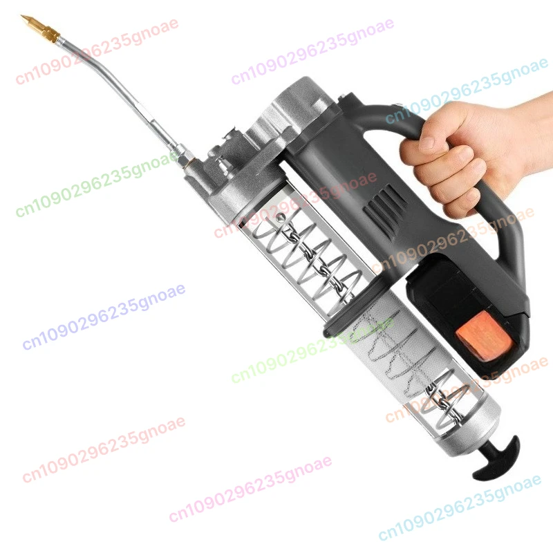 

Электрический смазочный пистолет 24 В, литиевая батарея, беспроводной портативный портативный пистолет высокого давления с адаптером масляного ведра, долговечный источник питания