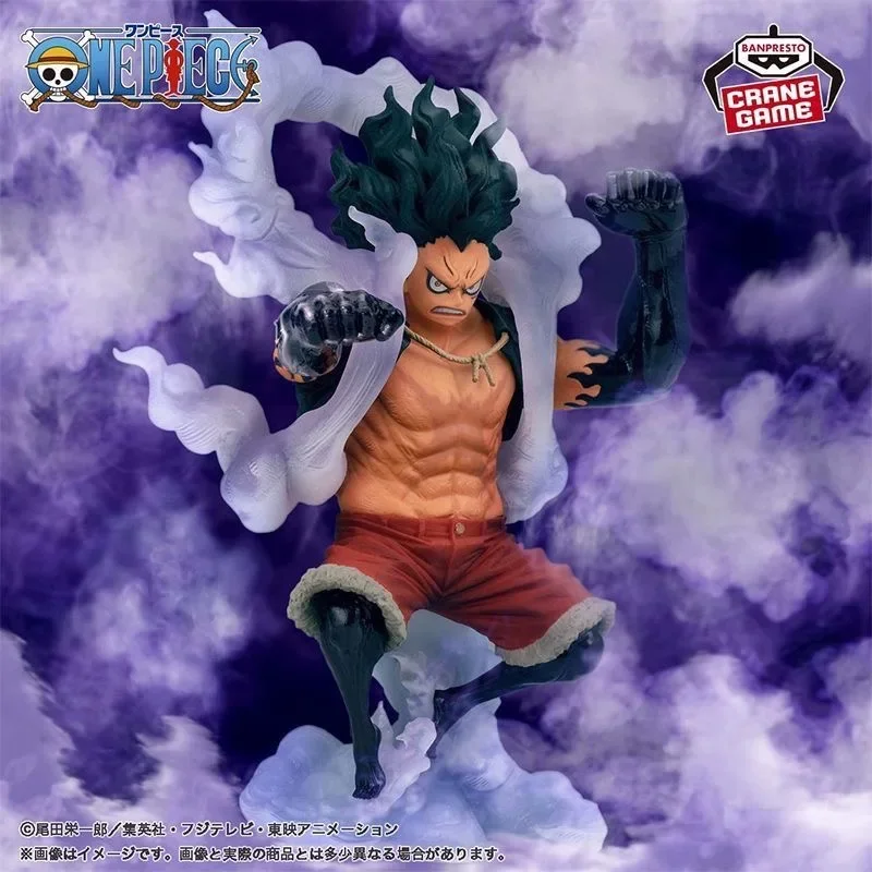 Bandai Banpresto One Piece King of Artist KOA Monkey D Luffy Gear 4 Wano Country Boundman Snakeman PVC Toy Gifts Anime Figure view 5
