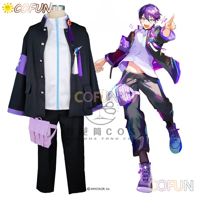 COFUN [Angepasst] Vtuber Nijisanji Fushimi Gaku/Kenmochi Toya Cosplay Kostüm Halloween Outfits Männer Neue Anzug Uniform anime