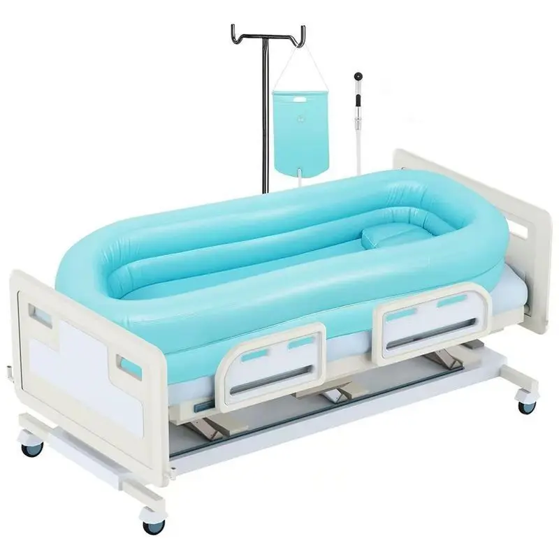 

Elderly Care Products Comfortable Paralyzed Elderly Bath Bed - Large Capacity Inflatable Bath Sink Thickened Hose Bathtub Bed