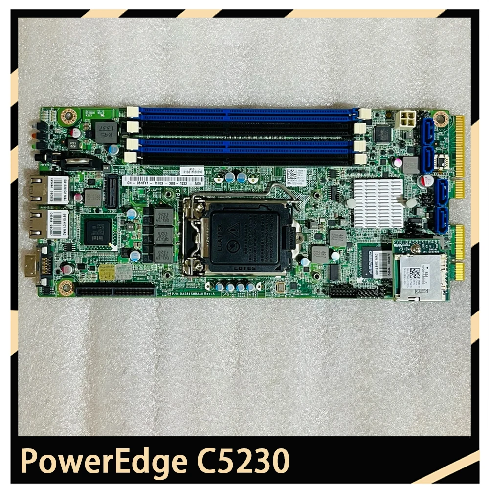 6NFY1 For De-ll PowerEdge C5230 Server Motherboard