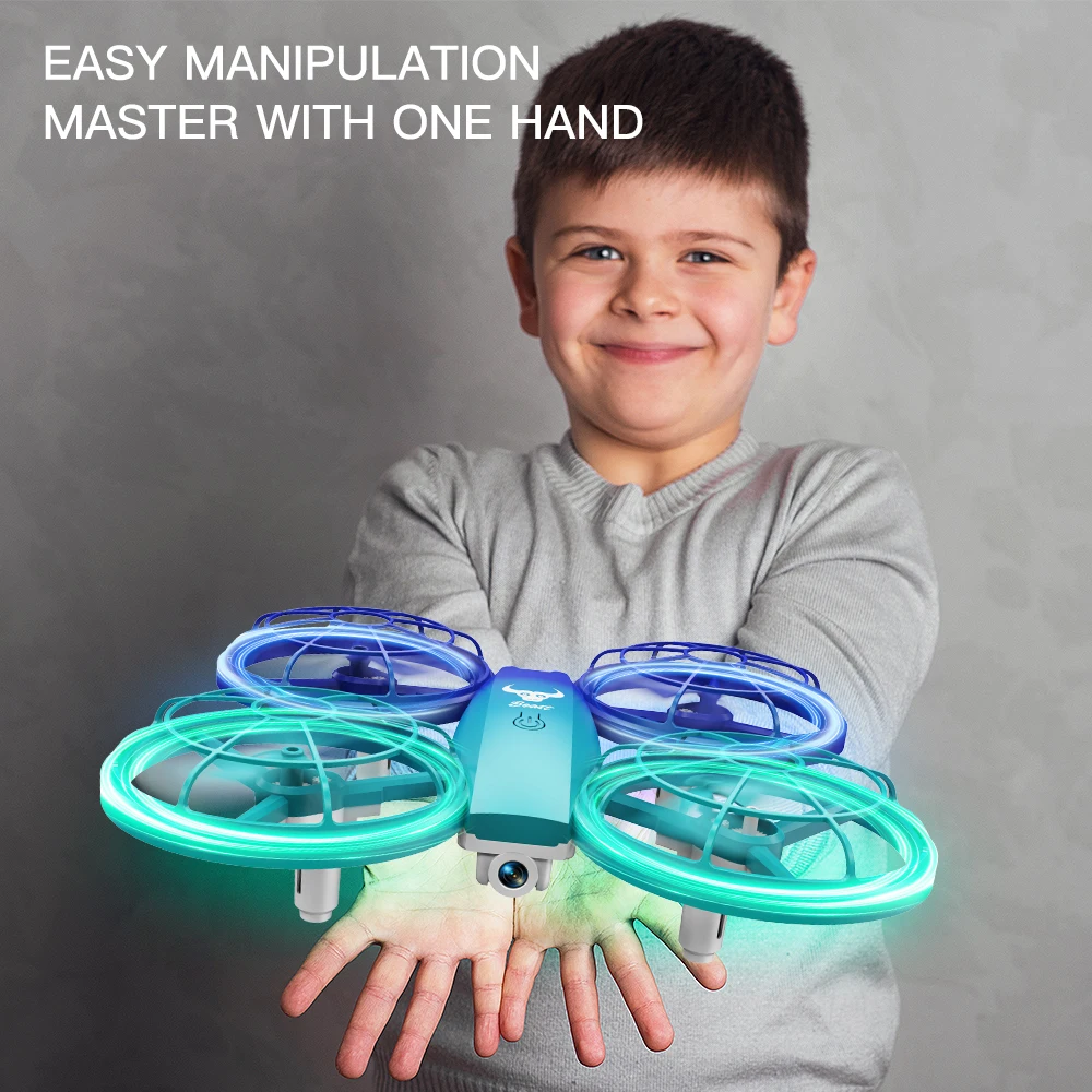 HY500 Mini Drone RC Quadcopter Stable 2.4G 4CH Take Off With One Click Headless LED Light Switching Toys For Kids
