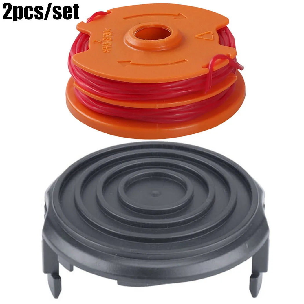 

Spool Assembly Kit with 1.5mm Trimmer Line and Protective Cap for Ozito LTR 529U For Worx WG119E String Trimmers