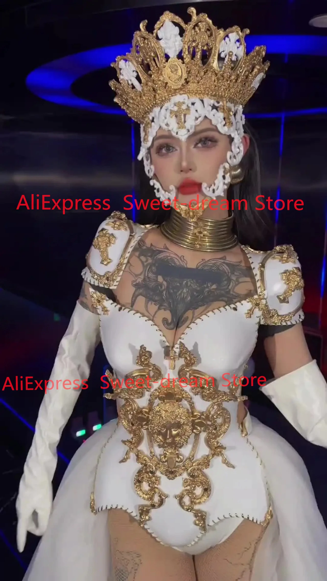 Custom Korean Girl Group Costume Costume Dance Wears cosplay alien stage anime jinx arcane demon slayer