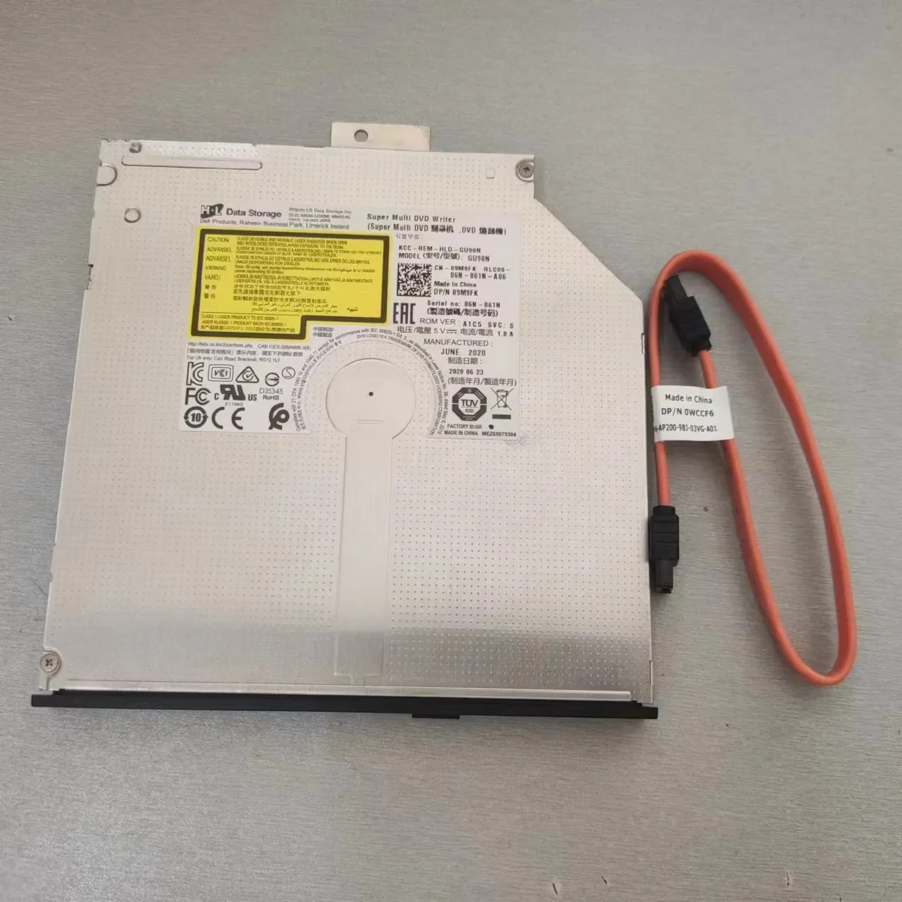 DVDRW Slim Internal Optical Drive for Dell T5860 T5820 T7820 Graphics Workstations