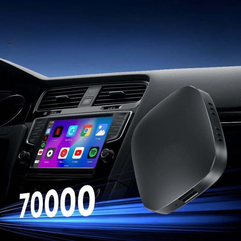 

For Wireless Carplay Adapter Wired to Wireless Android Auto Car Navigation Autocarplay Converter Plug and Play Car Electronics