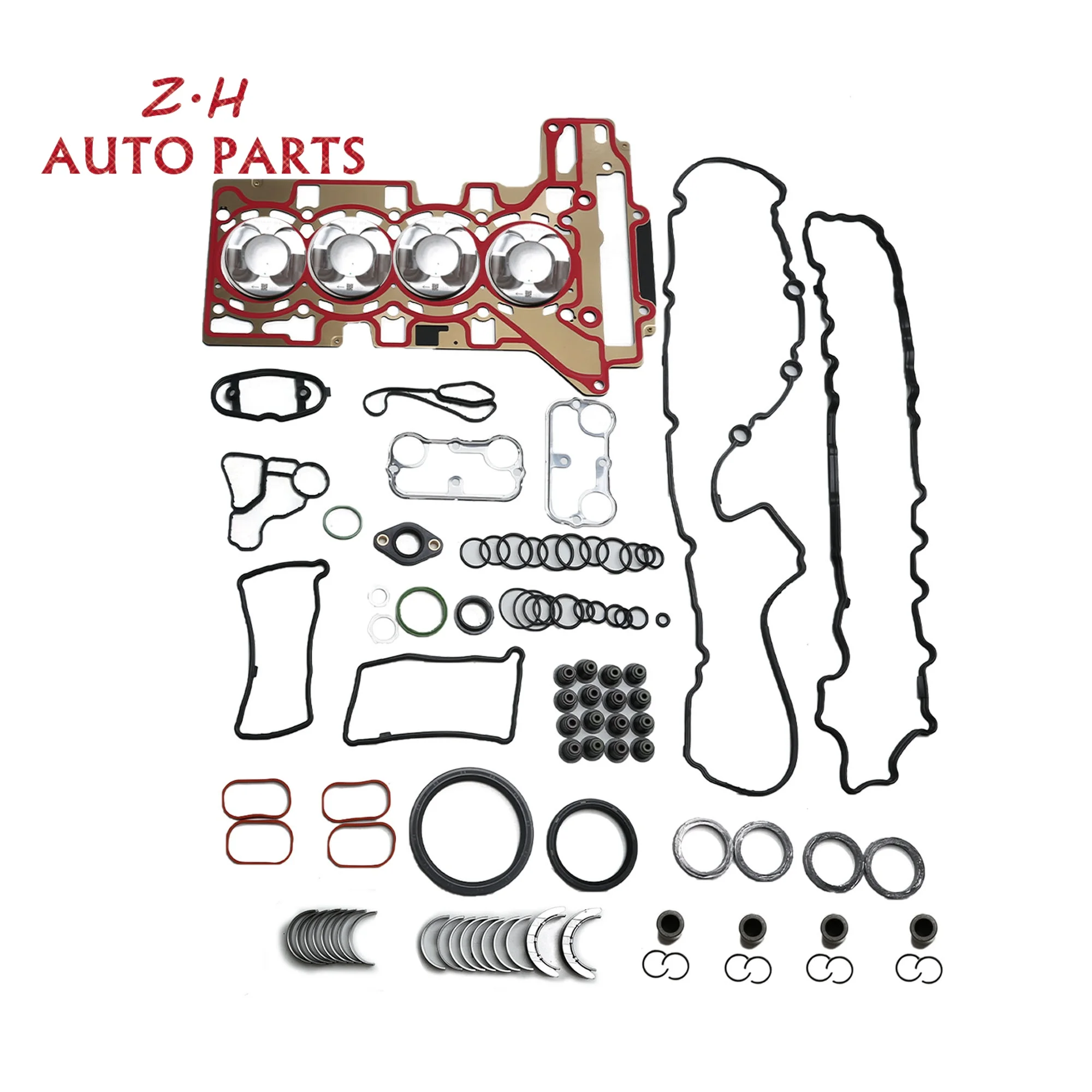 2.0L 11257640168 Engine Overhaul Piston enlarged 0.50mm Gasket Bearing kit Fit for BMW 2 3 4 5 X1 X3 F23 F34 F31 220i 320i