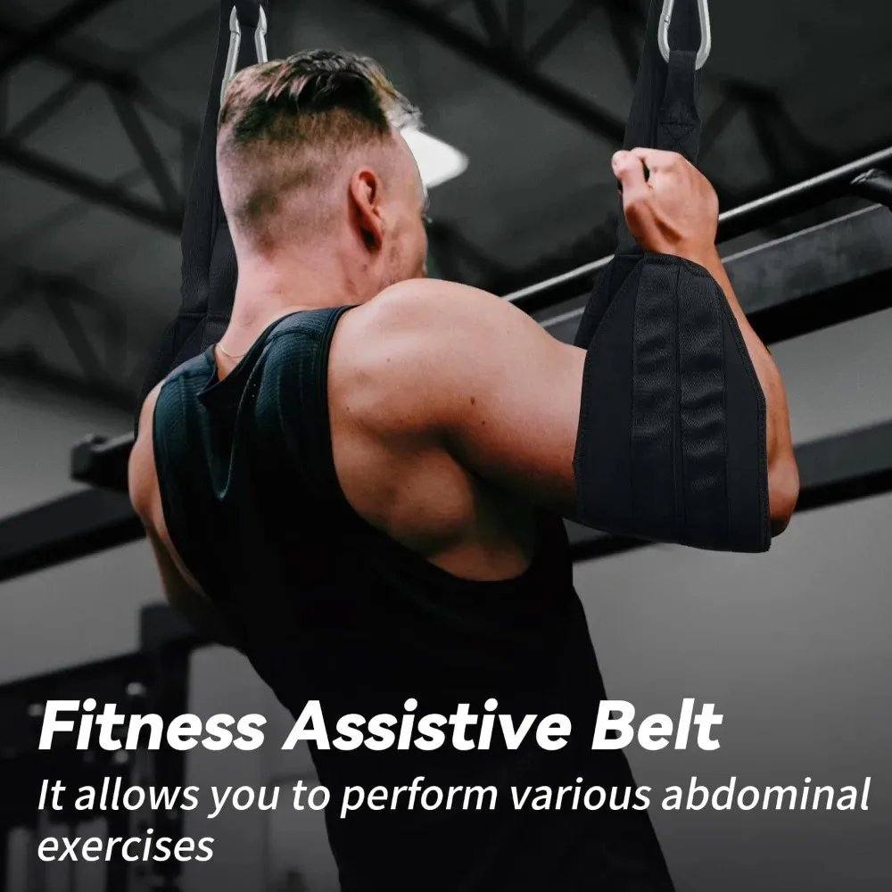 1/2 Pcs Pull-up Assistance Straps Hanging Abdominal Training Straps For Pull-ups Leg Raises and Arm Supports Bodyweight Training