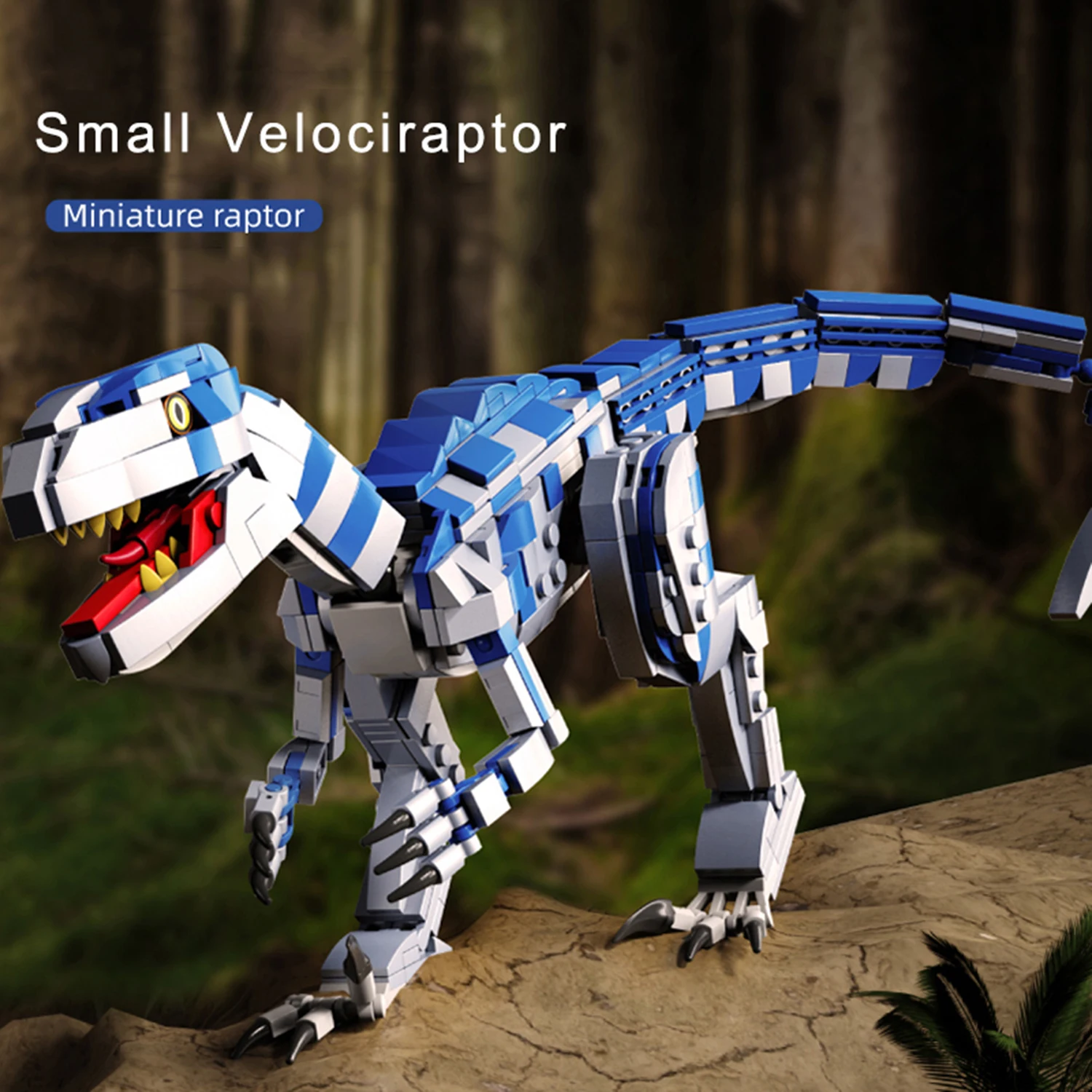 600+PCS Zestaw klocków konstrukcyjnych Dinosaur World Zestaw puzzli do montażu Klocki Kreatywne prezenty edukacyjne na biurko