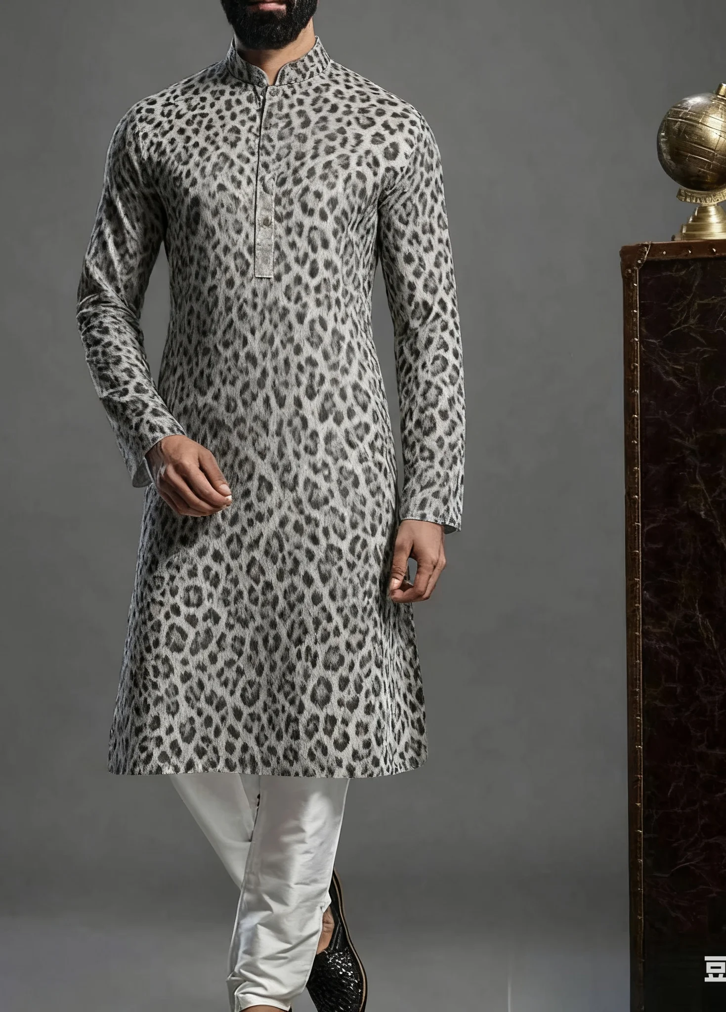 Men's digital printed patterns with various kurta vardha fashion, casual fit, regular robe suitable for all occasions,2026