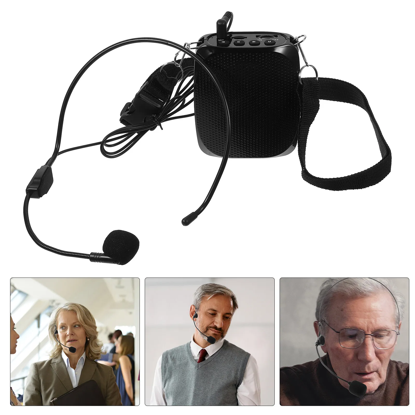 

Портативный голосовой усилитель 1 шт., мини-динамик для учителей, перезаряжаемый громкоговоритель, 12 часов работы, чистый звук, высококачественный усилитель звука