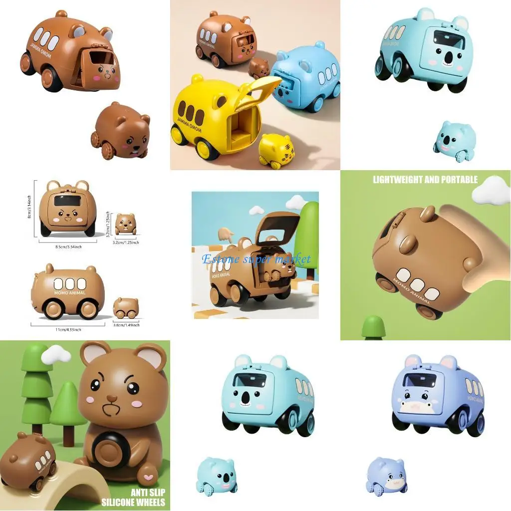 090B ベビーカー車両おもちゃ 2～6 歳の子供向け、素敵なクマ コアラのエキサイティングなゲーム